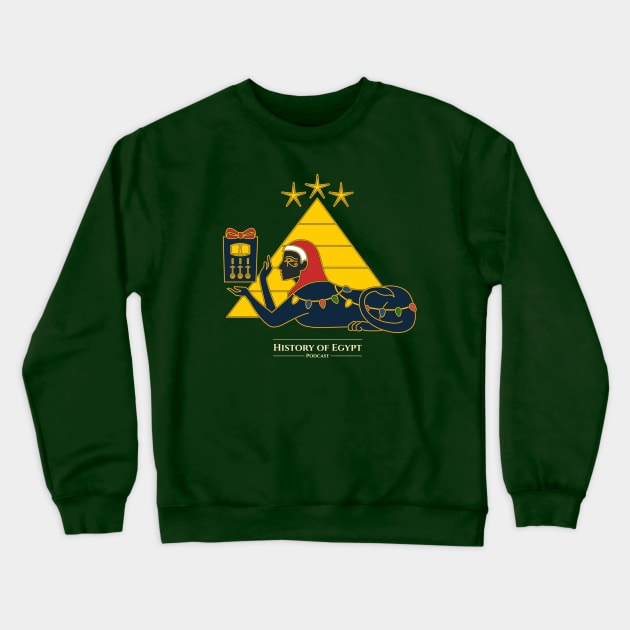 Ancient Egypt Sphinx Crewneck Sweatshirt by The History of Egypt Podcast